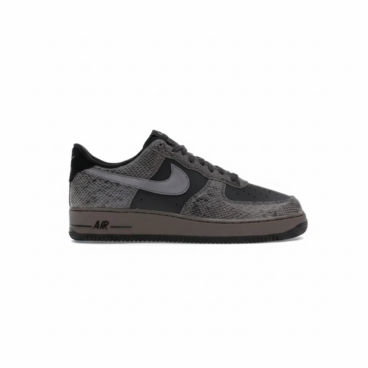 Nike Air Force 1 Low 'Black / Dark Charcoal Snake'