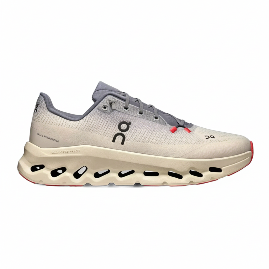 On Cloudtec Phase 'Pearl / Grey / Red'