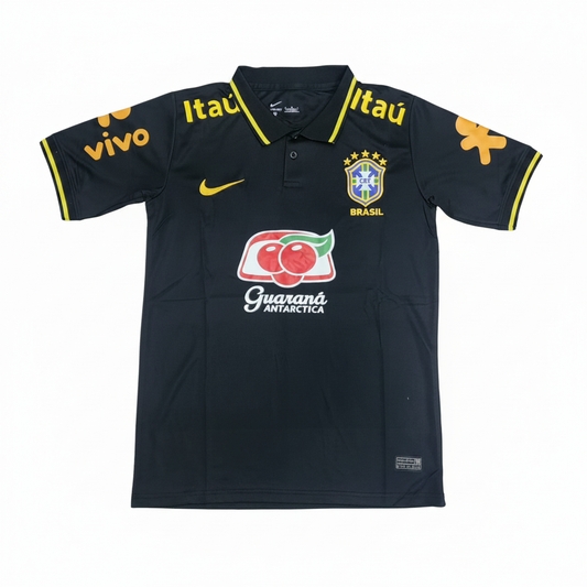 Nike Brazil CBF Training Polo Jersey â€“ Black | GuaranÃ¡ Antarctica Edition