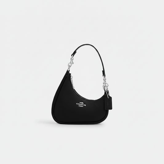 Coach Erin Shoulder Bag "Black / Silver"