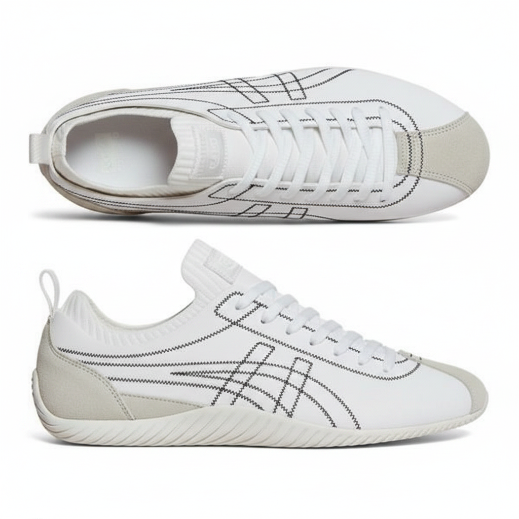 Onitsuka Tiger Sclaw White Black - Product Shot