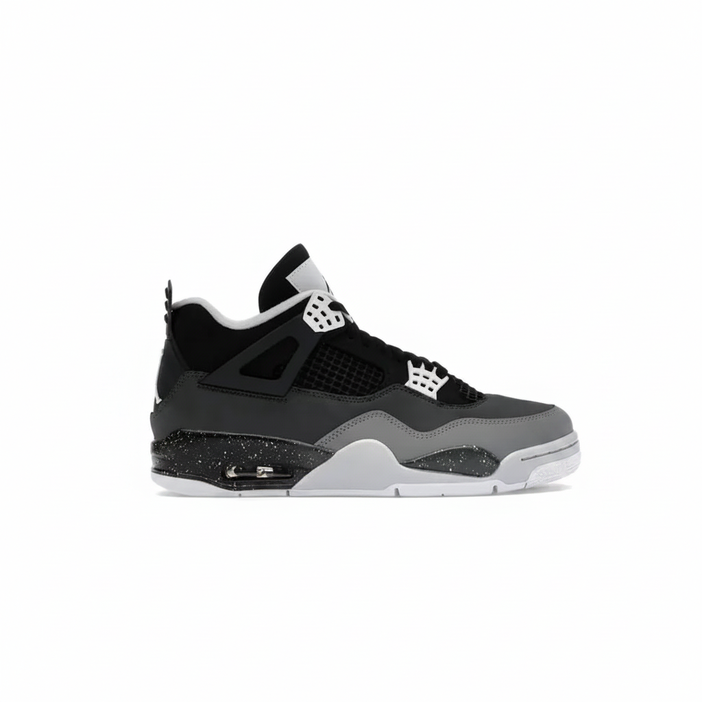 Air Jordan 4 Retro 'Fear' (Black / Light Graphite / White)