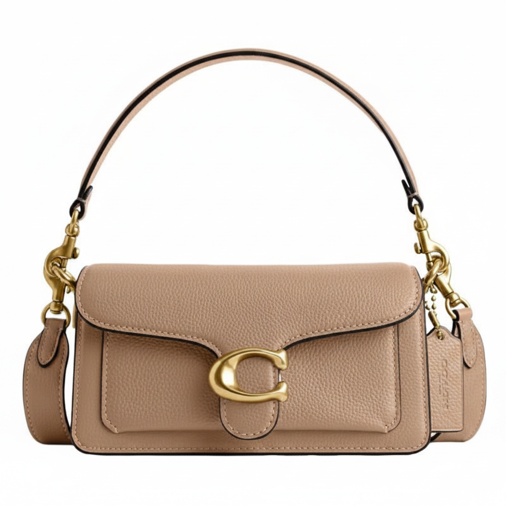 Coach Tabby Shoulder Bag 26 "Sand / Brass"