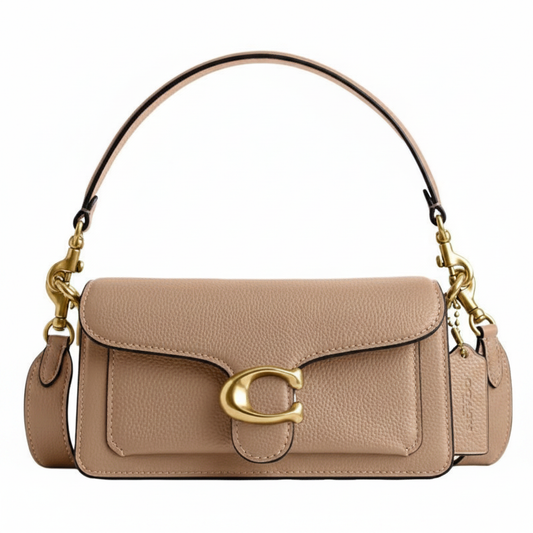 Coach Tabby Shoulder Bag 26 "Sand / Brass"