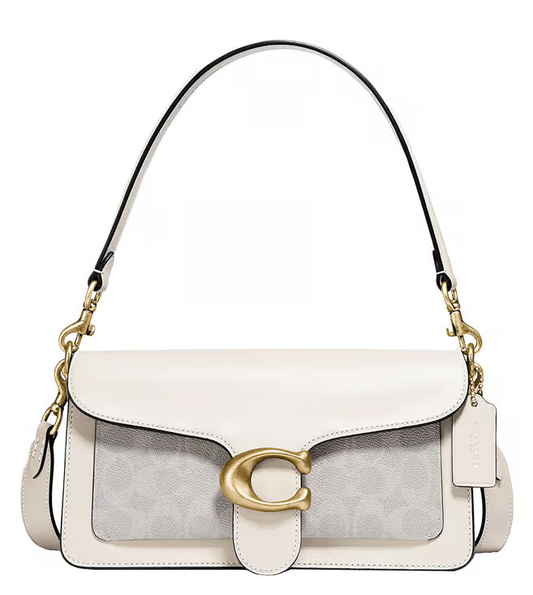 Coach Tabby Shoulder Bag 26 Chalk - Official Product Image