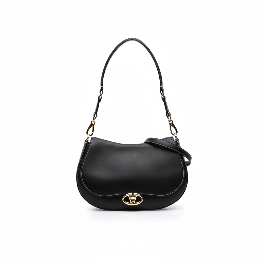 Valentino Garavani Allure Hobo "Black / Gold"