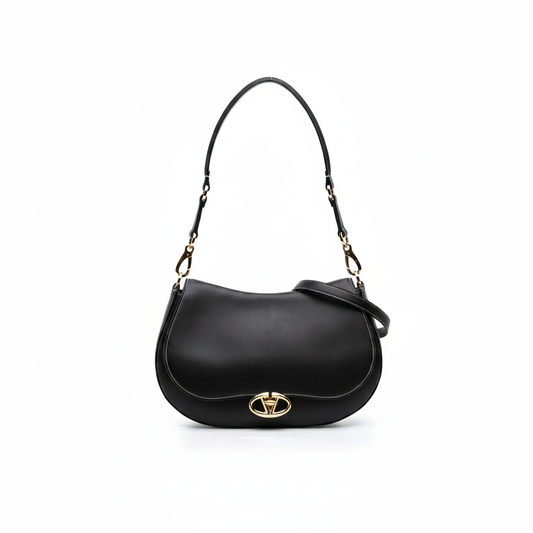 Valentino Garavani Allure Hobo "Black / Gold"