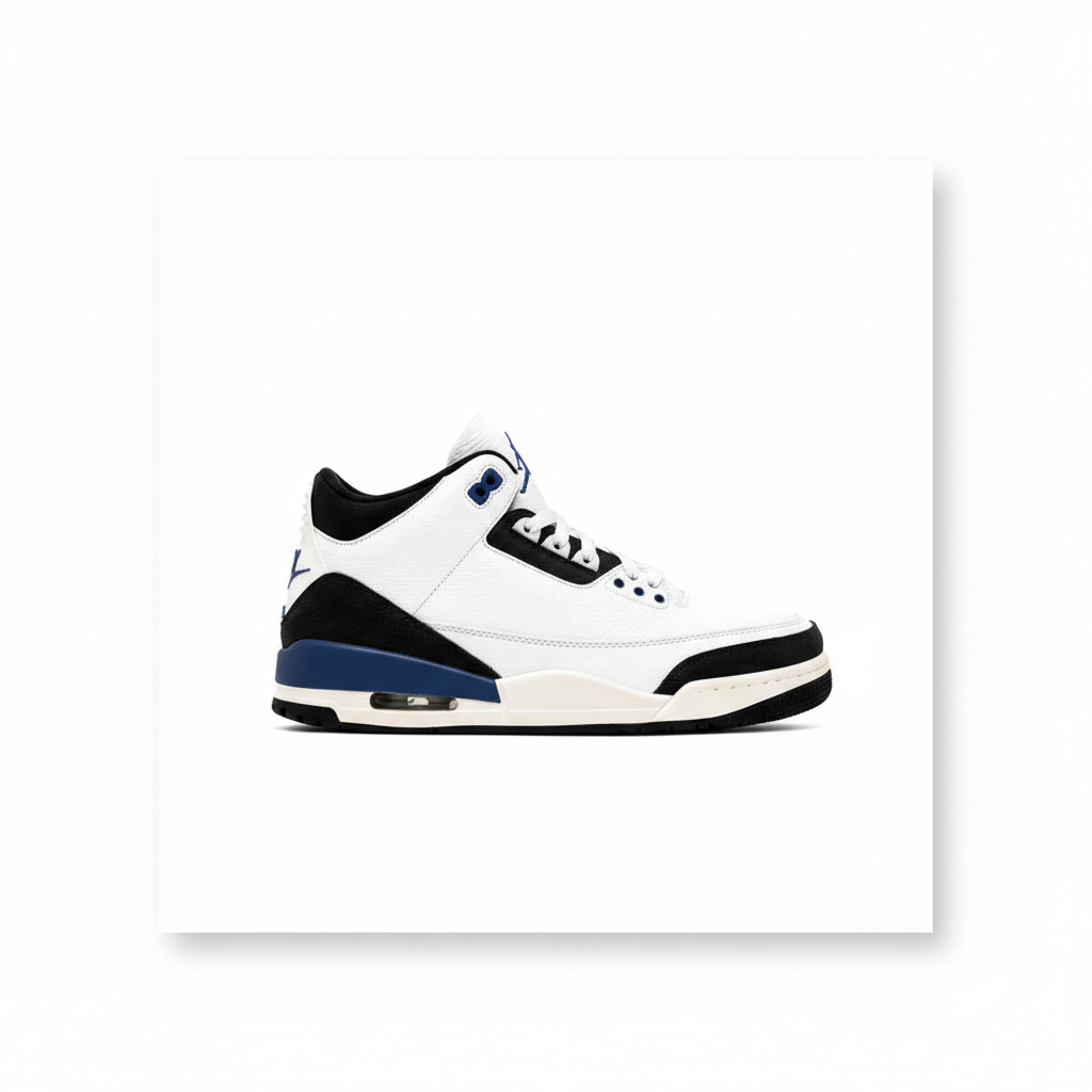 Air Jordan 3 Retro 'White / Midnight Navy / Black'