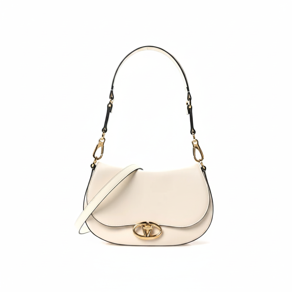 Valentino Garavani Allure Hobo "Ivory / Gold"