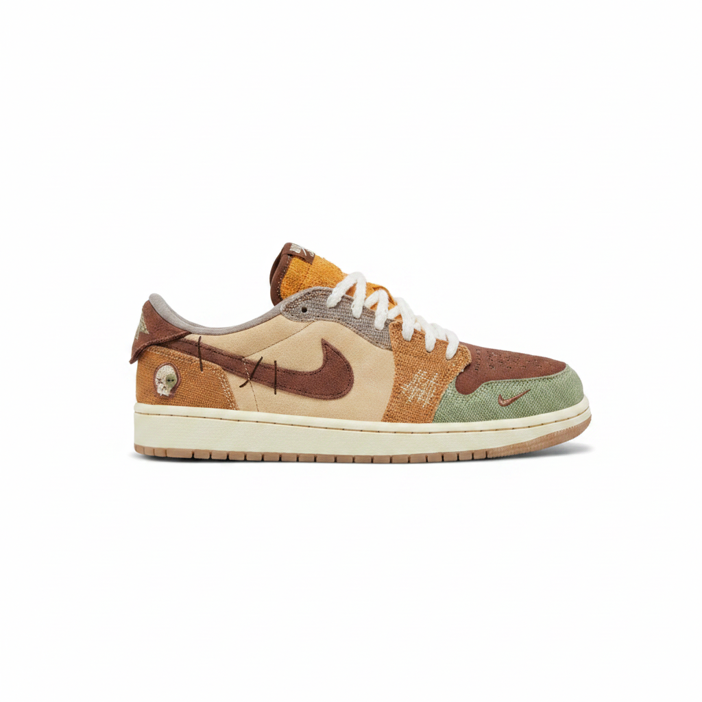 Travis Scott x Air Jordan 1 Low OG Cactus Jack Patchwork