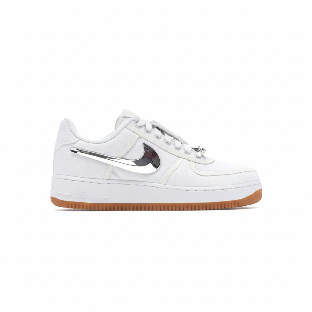 Nike Air Force 1 Low x Travis Scott 'White / Silver'
