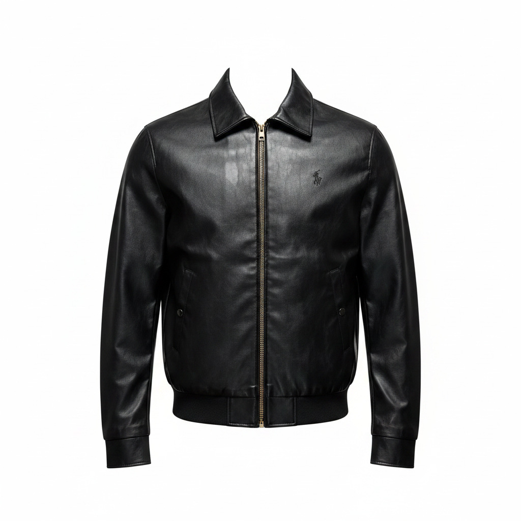 Polo Ralph Lauren Men's Faux Leather Bomber Jacket