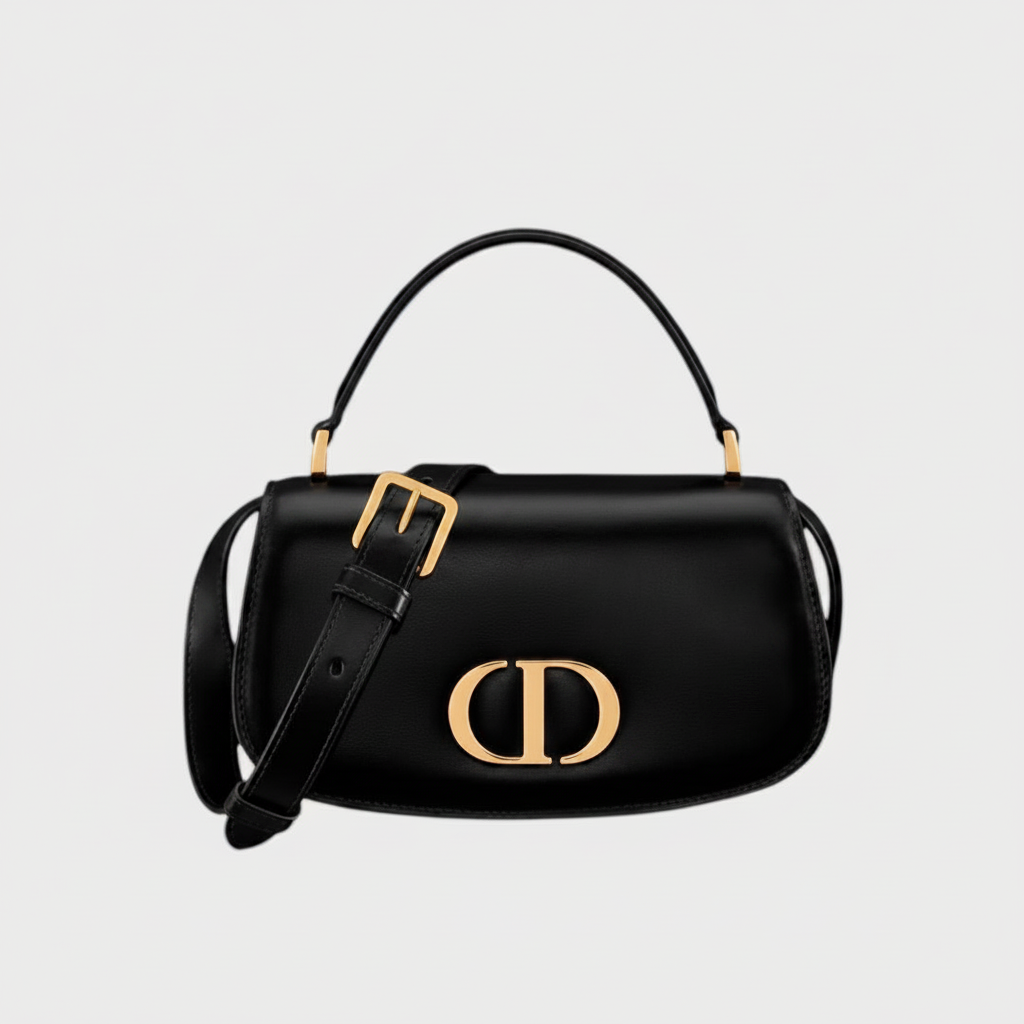 Dior 30 Montaigne Avenue Bag "Black / Gold"