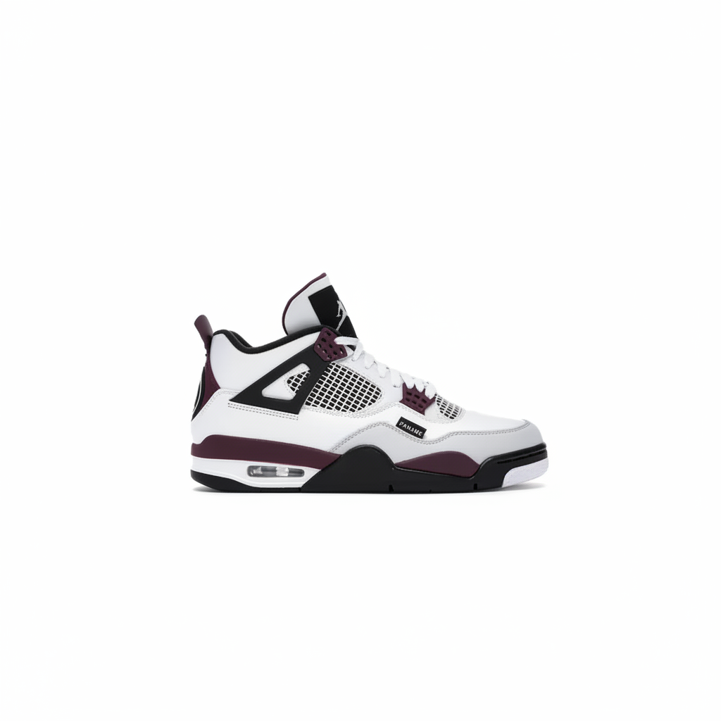 Paris Saint-Germain x Air Jordan 4 'Paname' (White / Bordeaux)