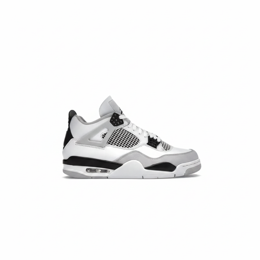 Air Jordan 4 Retro 'Military Black' (White / Black / Light Graphite)