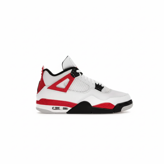 Air Jordan 4 Retro 'Red Cement' (White / Fire Red / Black / Cement Grey)