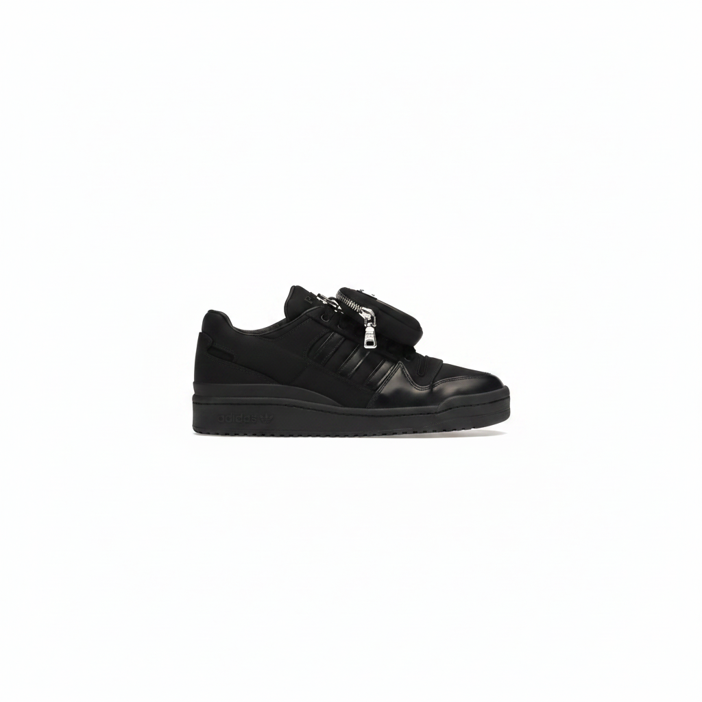Adidas Forum Low x Pleasures "Triple Black"