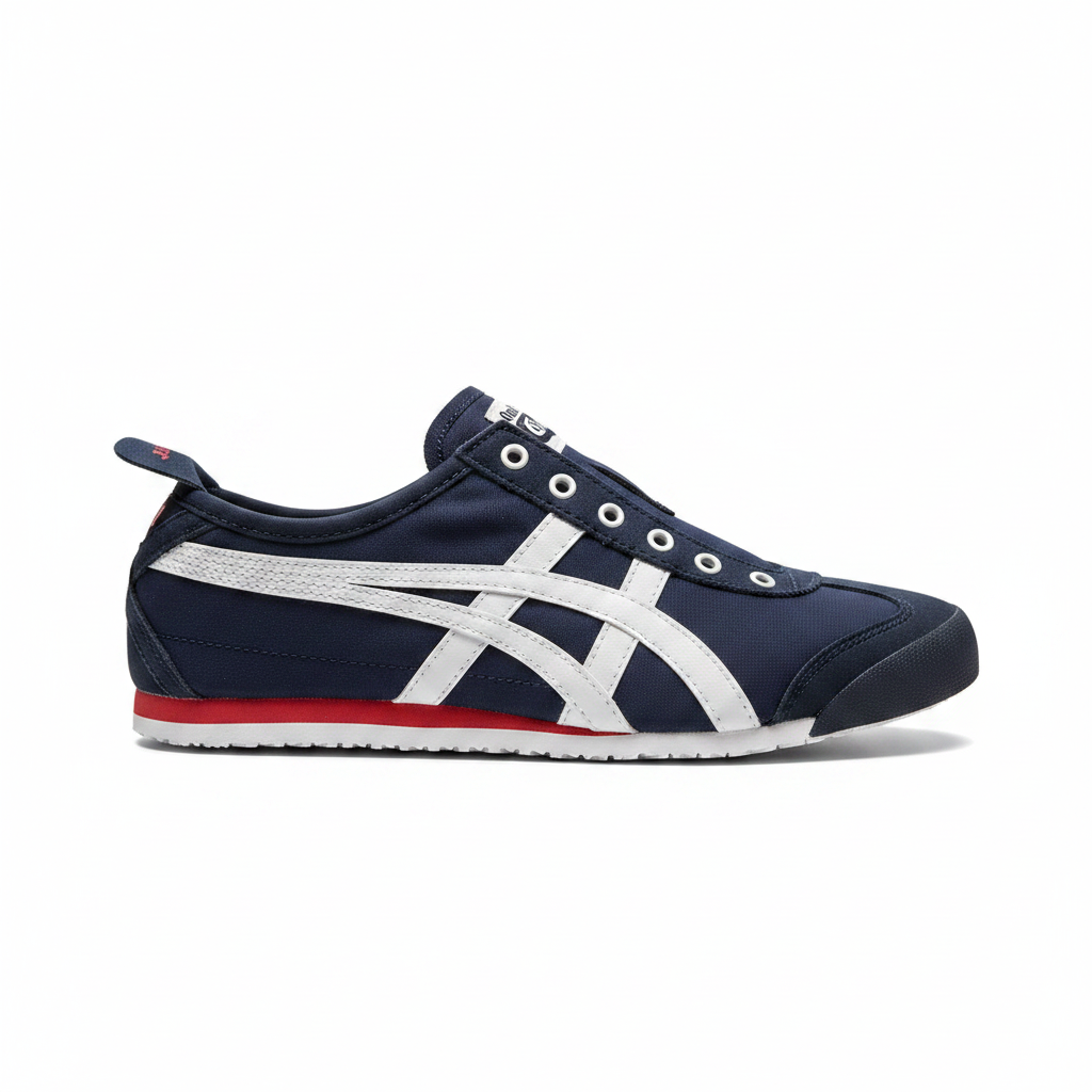 Onitsuka Tiger Mexico 66 Slip-On Navy White - Product Shot