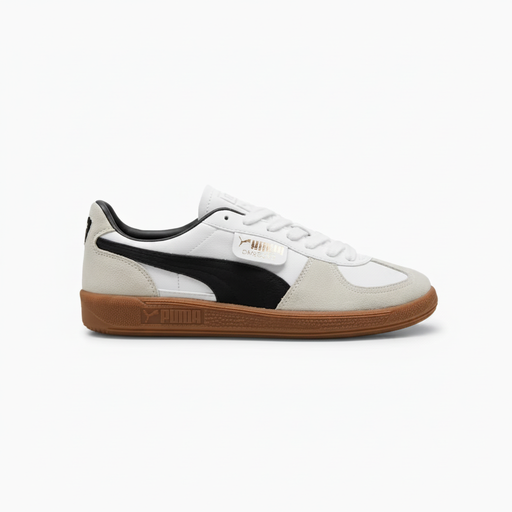 Puma Palermo "White / Black / Gum"