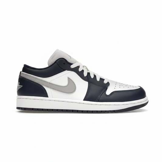 Air Jordan 1 Low 'Georgetown' (White / Midnight Navy / Wolf Grey)