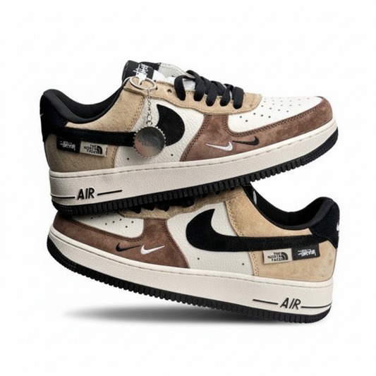Nike Air Force 1 Low x The North Face x Stüssy 'Fossil / Black'
