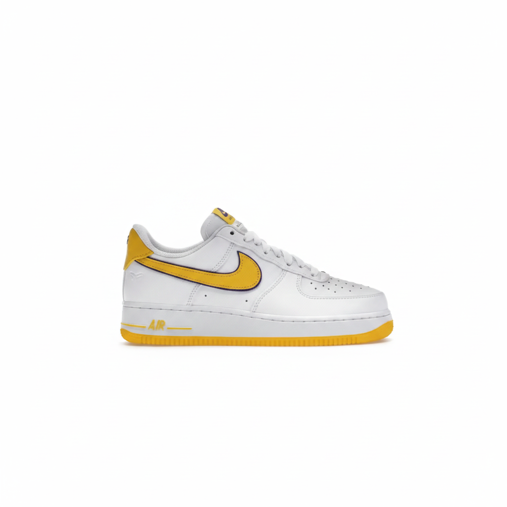 Nike Air Force 1 Low 'Los Angeles Lakers' (White / University Gold / Purple)
